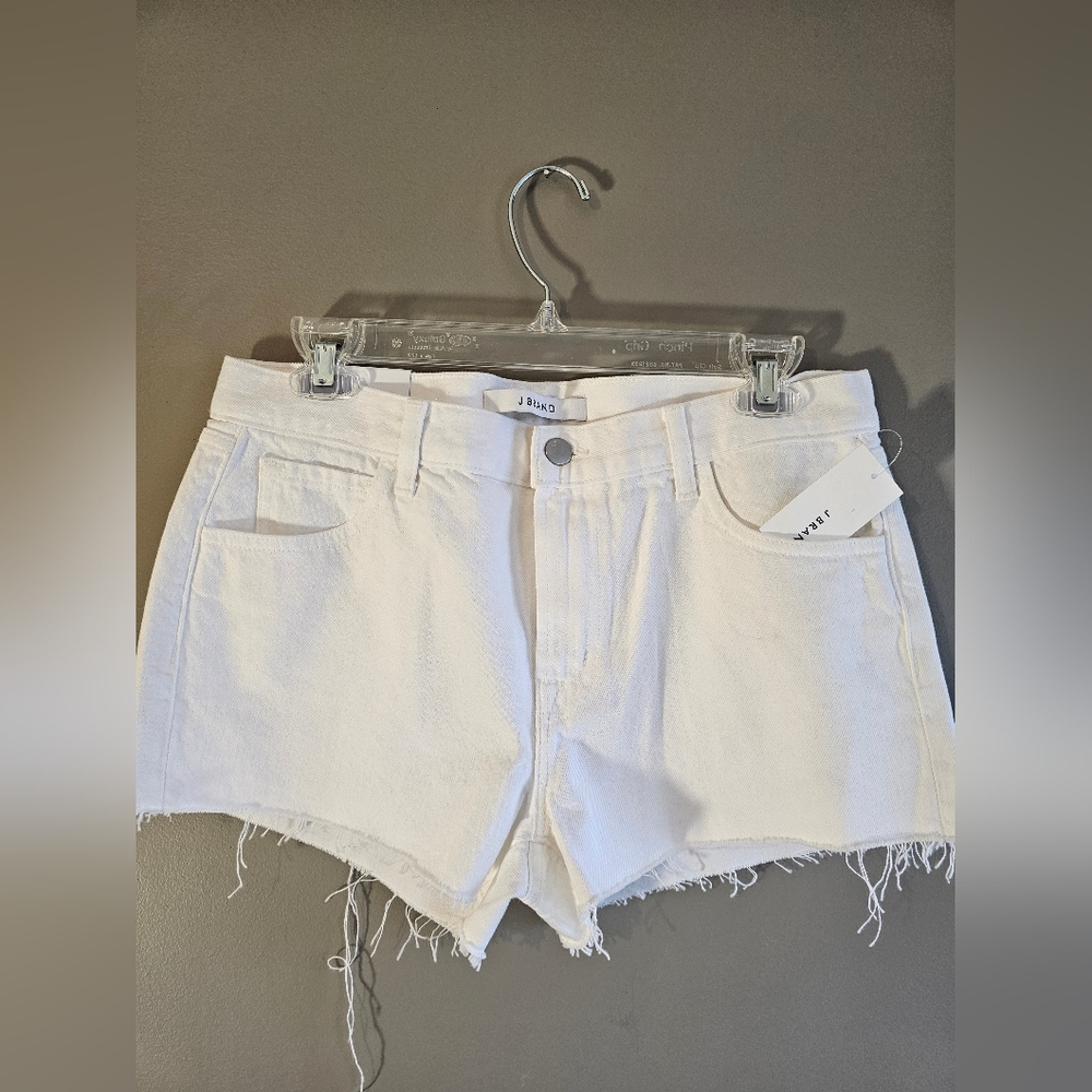JBrand White Denim Jean Shorts Sz 27